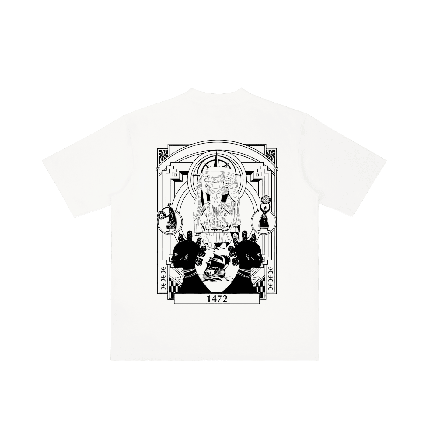 1472 Vintage Wash Drop Shoulder T-shirt - | 234 Collectives