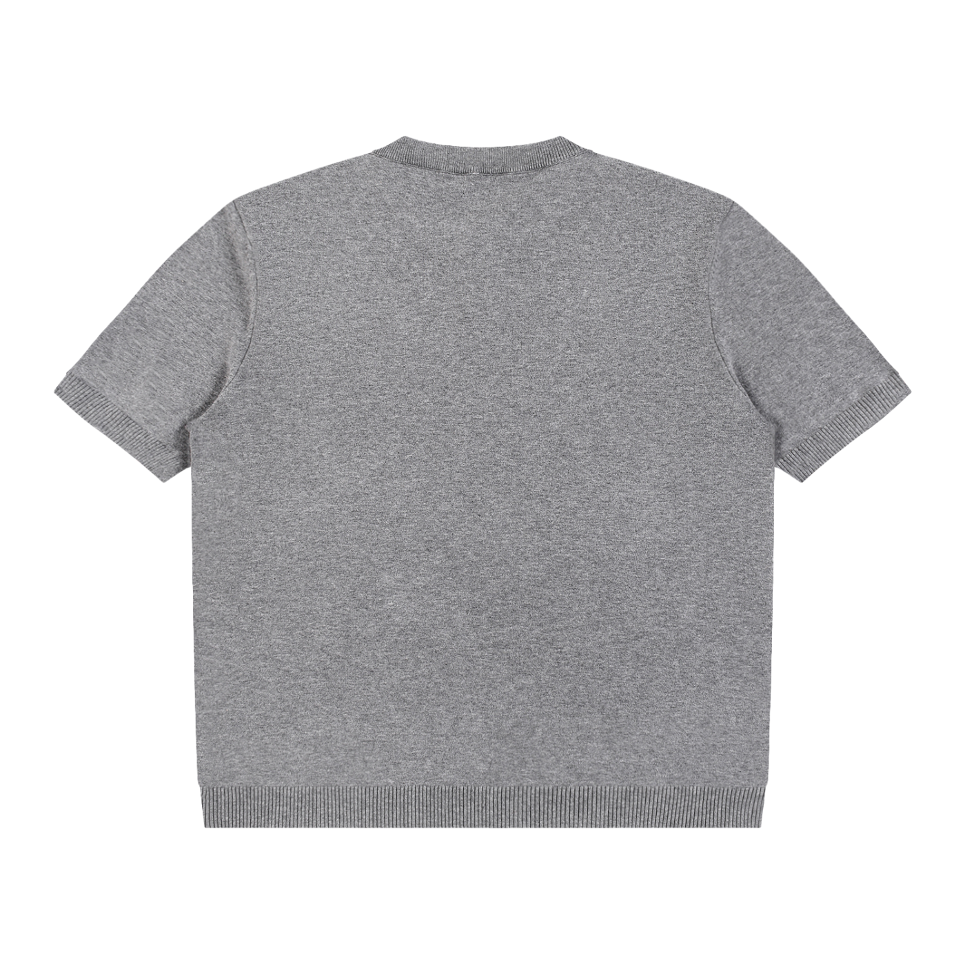 Cotton Knit Short Sleeve Henley T-Shirt