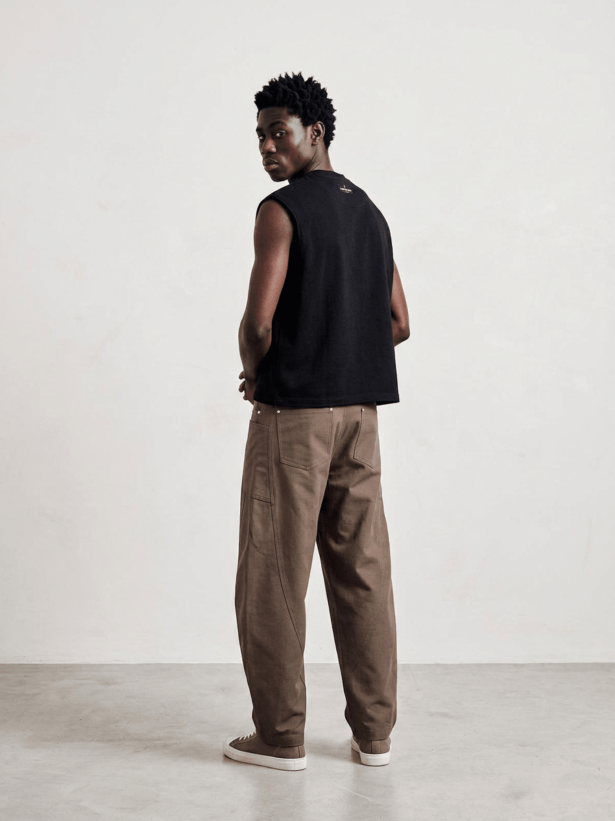234 Black Boxy Tank Top - | 234 Collectives
