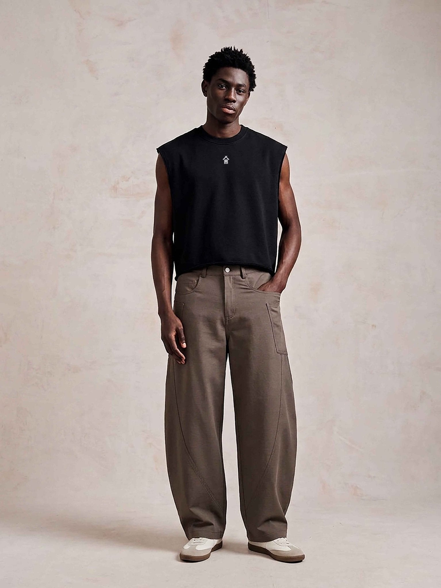 234 Black Boxy Tank Top - | 234 Collectives