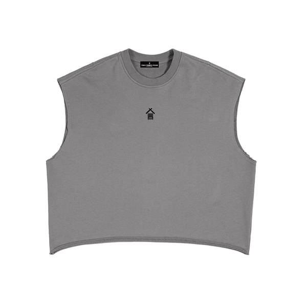 234 Grey Boxy Tank Top - | 234 Collectives