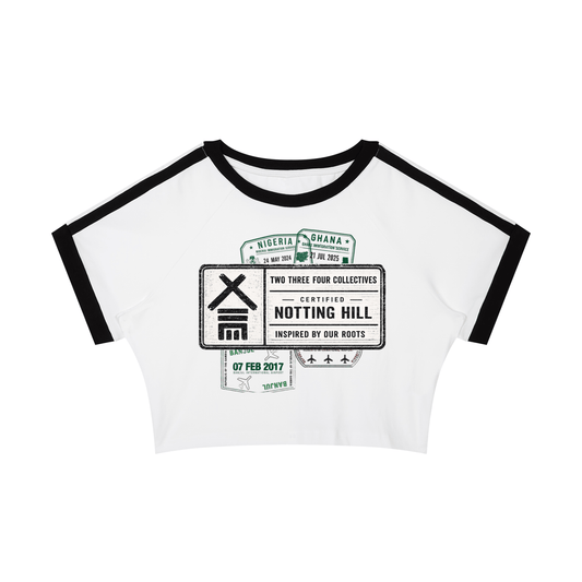 234 Notting Hill Raglan Crop T-Shirt - | 234 Collectives