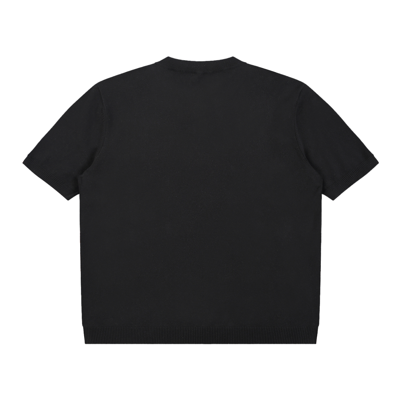 Cotton Knit Short Sleeve Henley T-Shirt