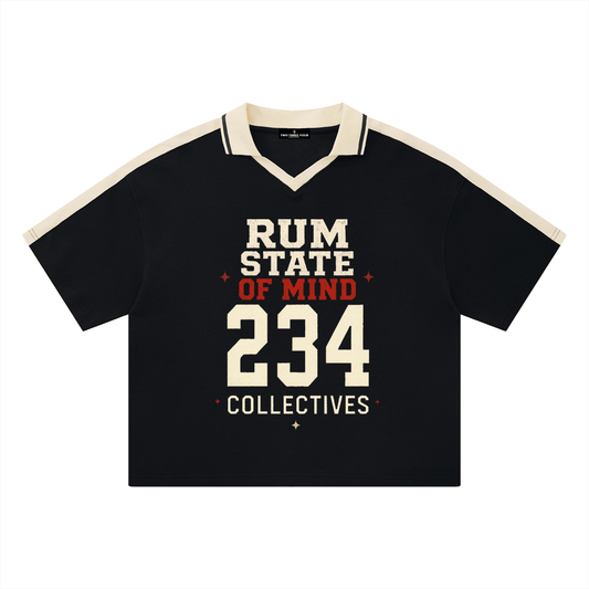 Rum State of Mind Unisex Color Block Polo Shirt - | 234 Collectives