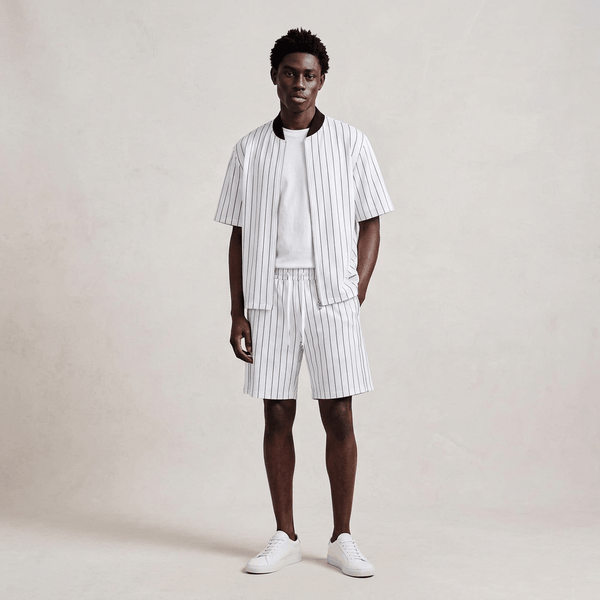 Unisex Striped Baseball Jersey Full - Zip - | 234 Collectives