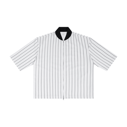 Unisex Striped Full - Zip Baseball Jersey - | 234 Collectives