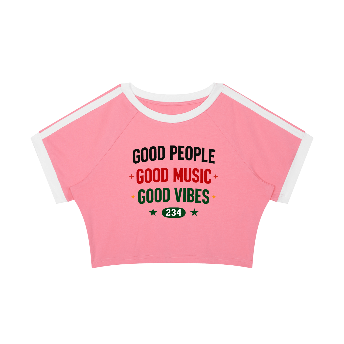 Women’s Carnival Raglan Crop T-Shirt - | 234 Collectives